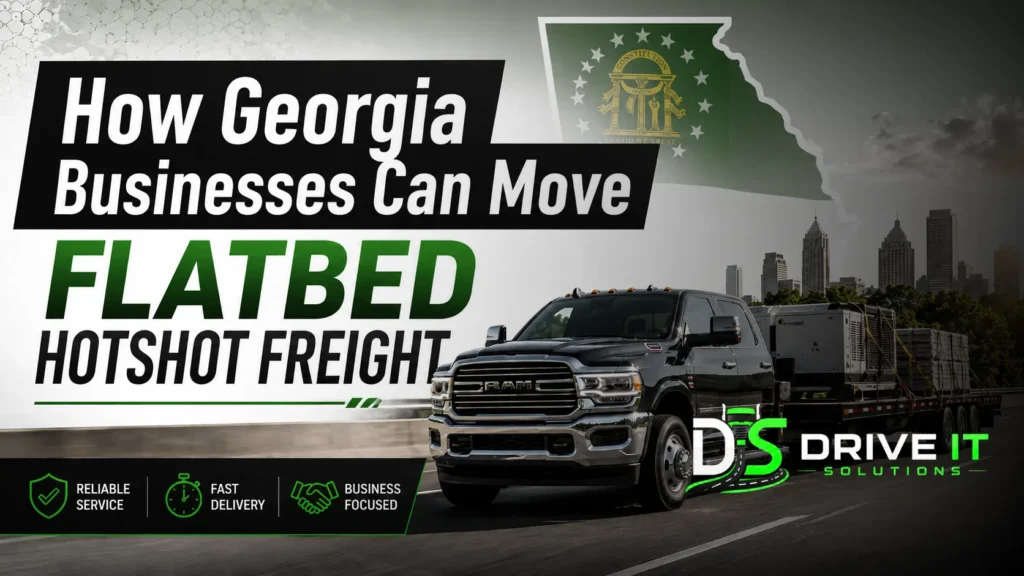 how georgia businesses can move flatbed hotshot freight